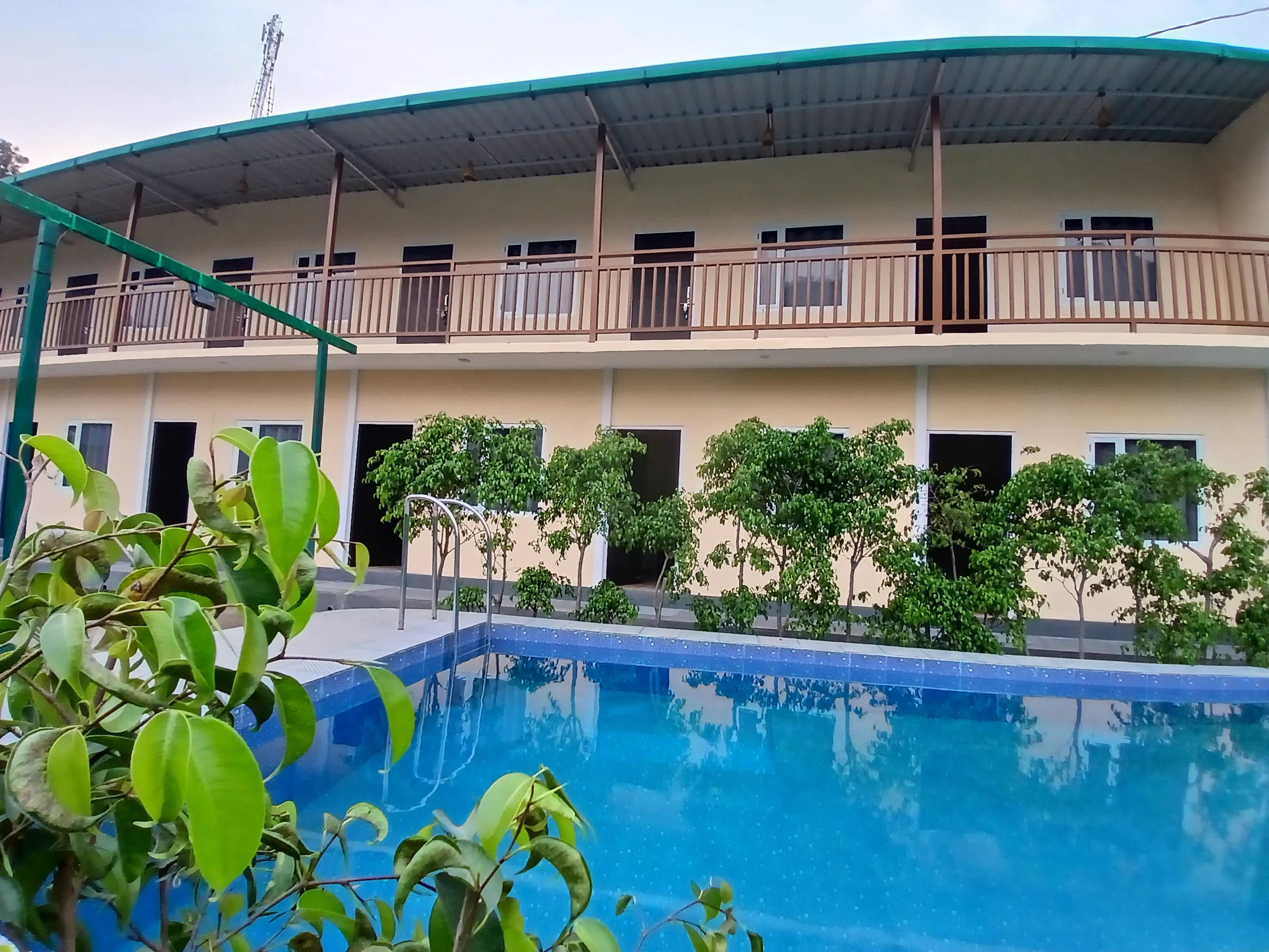 Nature View - Beautiful resort view surrounded by nature at Green Ganga Resort